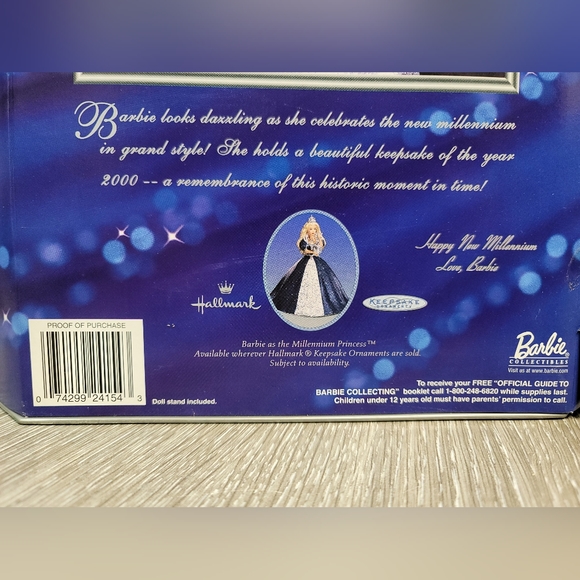 2000 Millennium Princess Barbie~ Special Millennium Edition 24154 ~ NRFB - Picture 6 of 11